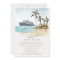 Tropical Seascape Palm Cruise Bridal Shower Invite