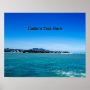 Tropical Seascape Poster