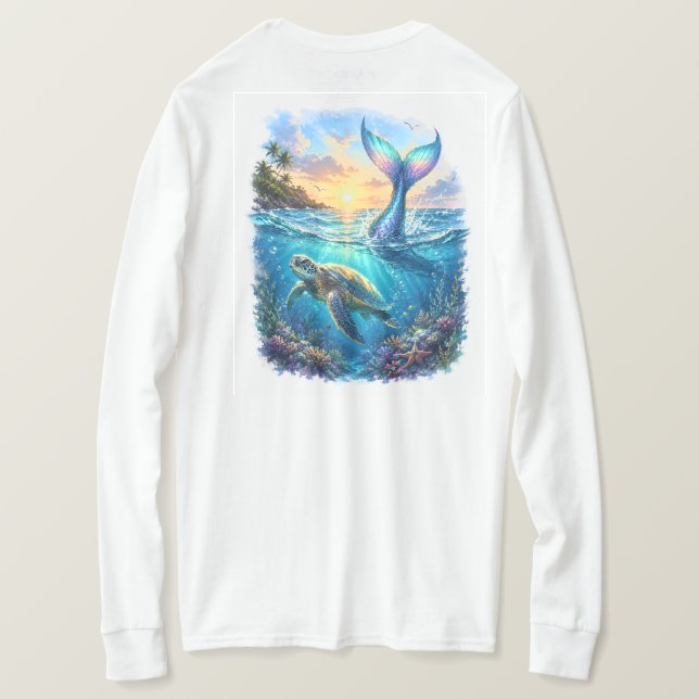 Tropical Serenity T-Shirt (Design Back)
