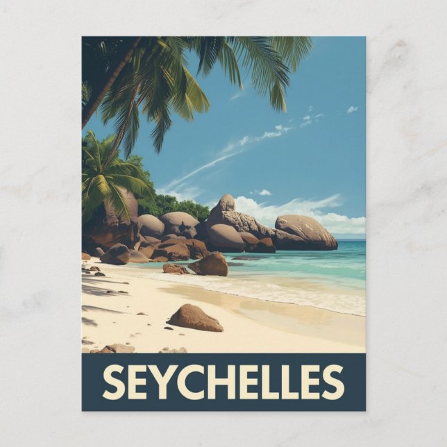 Tropical Seychelles Postcard (Front)