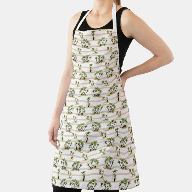 Tropical Shack And Palms Apron (Insitu)