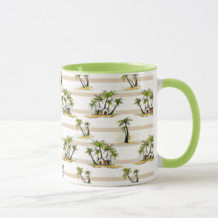 Tropical Shack And Palms Mug