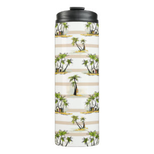 Tropical Shack And Palms Thermal Tumbler