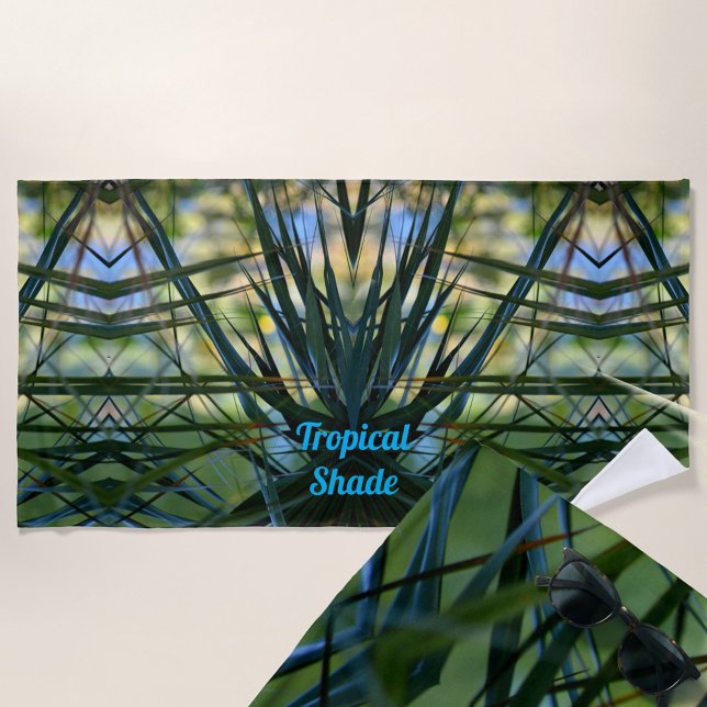 Tropical Shades Beach Towel (Creator Uploaded)