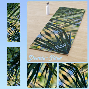 Tropical Shades Palm Fronds Yoga Mat