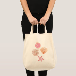✅ Tropical Shells Tote Bag