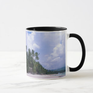 Tropical shoreline mug
