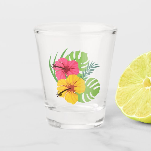 Tropical Shot glass (Front)