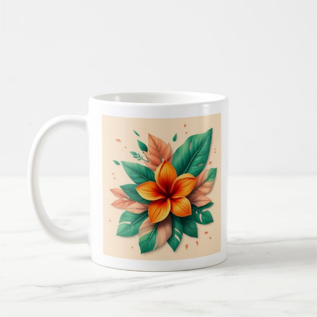 Tropical Snapshot Glow Coffee Mug (Left)