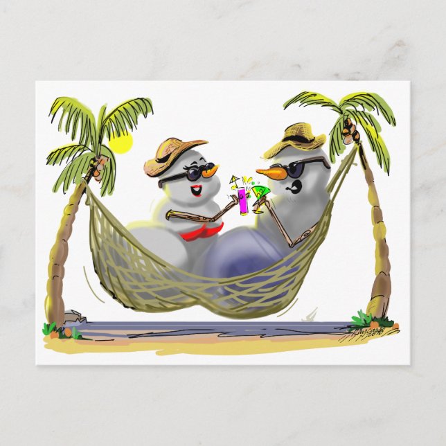 tRoPiCaL sNoWcOuPLe Postcard (Front)