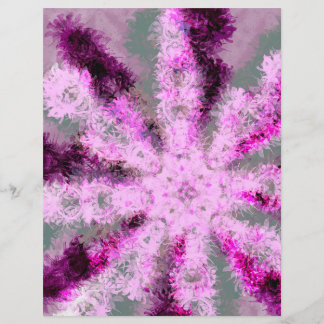 Tropical Snowflake Collage Sheet #1