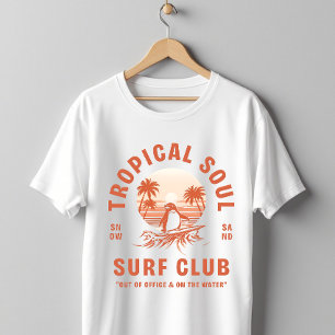 Tropical Soul Surf Club Penguin Retro T-Shirt