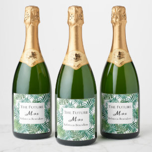 Tropical Sparkling Wine Future Mrs. Bachelorette L Label