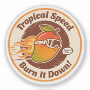 Tropical Speed Burn It Down Racing Mango