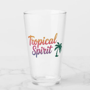 Tropical spirit glass
