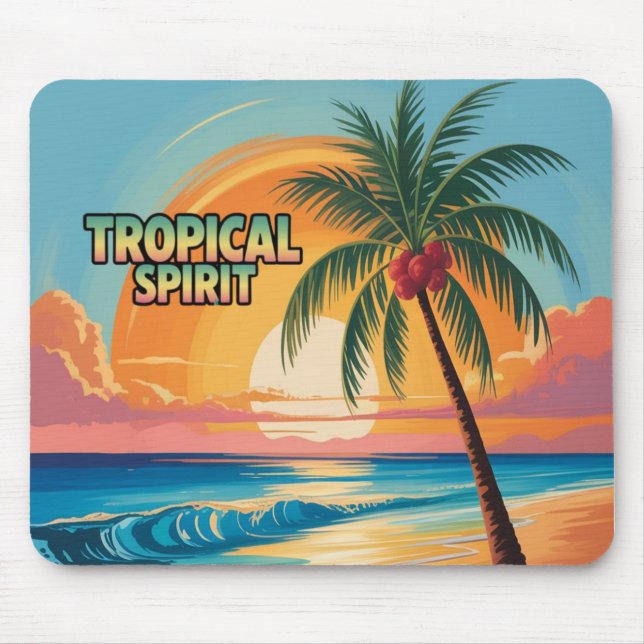 Tropical Spirit Mouse Mat (Front)