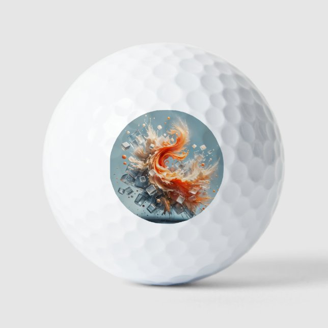Tropical Splash Golf Balls (Front)