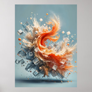 Tropical Splash Poster