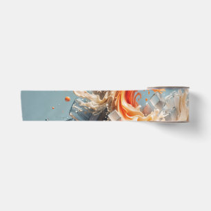 Tropical Splash Satin Ribbon