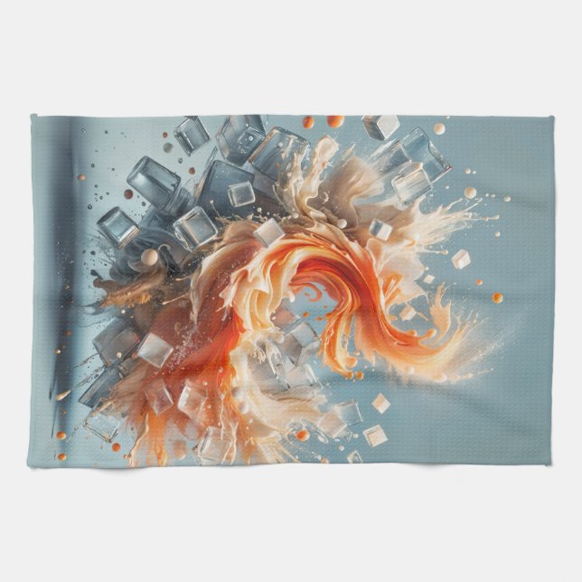 Tropical Splash Tea Towel (Horizontal)
