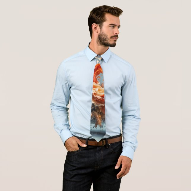 Tropical Splash Tie (In Situ)