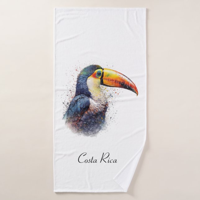 Tropical Splendour Toucan Bath Towel Set (Bath Towel)