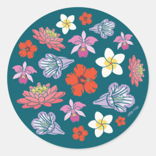 Tropical Spring Classic Round Sticker