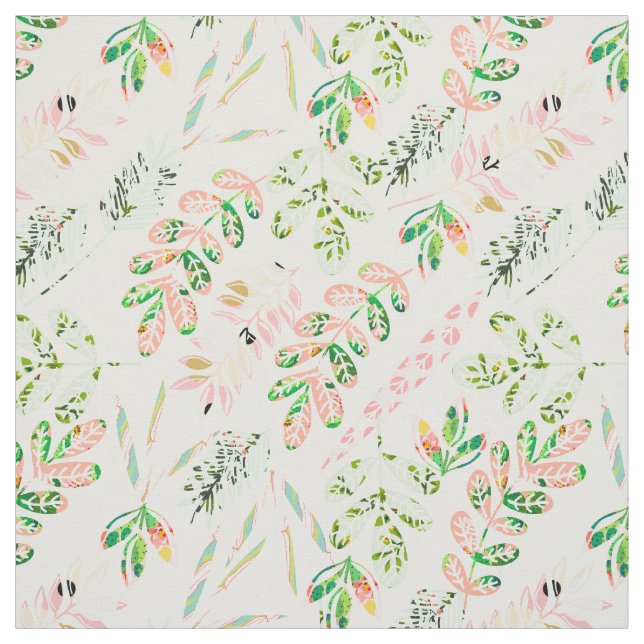 Tropical Spring Girly Custom Fabric (Swatch)