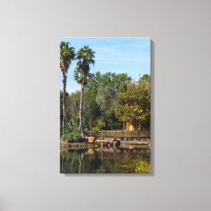 Tropical Springs Paradise Canvas Print
