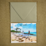 Tropical Sri Lanka Coastline View Postcard<br><div class="desc">Elegant and stylish Sri Lanka postcard showcasing a coastline view of the popular travel destination in asia with palm trees and the ocean. Great souvenir and gift idea for every tourist and visitor. Make it your own and purchase now.</div>