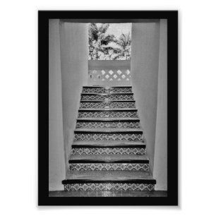 Tropical Stairway Photo Print