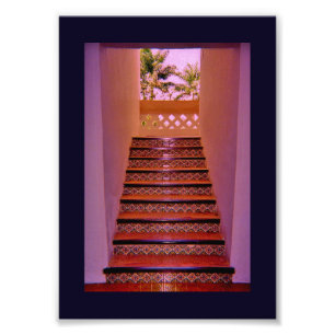 Tropical Stairway Photo Print