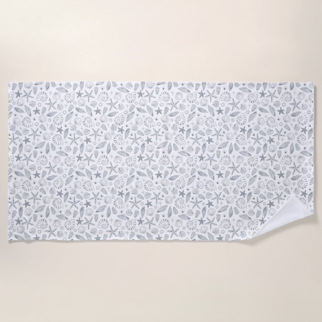 Tropical State Of Mind, All Year Long Beach Towel (Front)