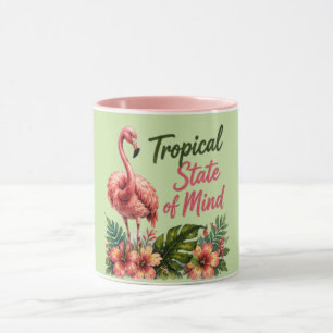 Tropical State of Mind   Beach Vibes Summer Mug