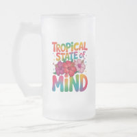 Tropical State of Mind Summer Beach Graphic