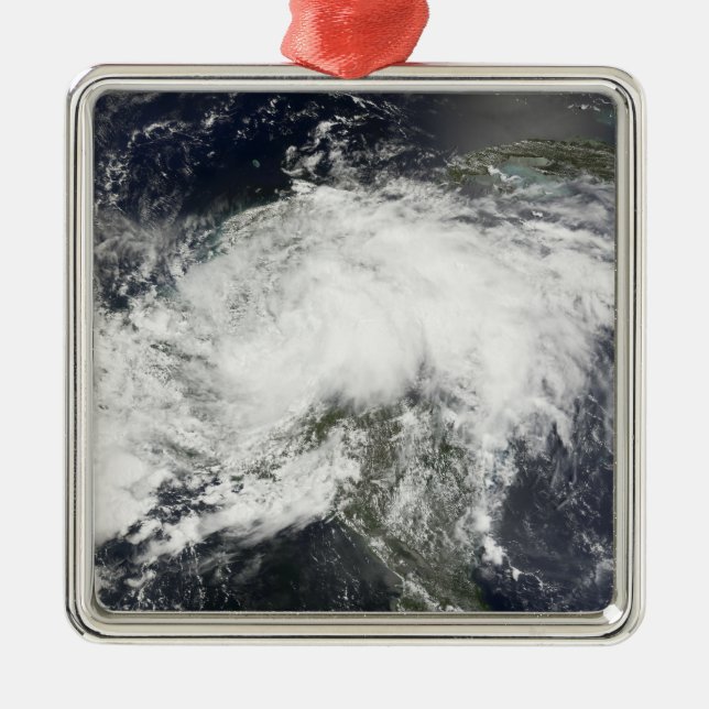 Tropical Storm Arthur Metal Tree Decoration (Front)