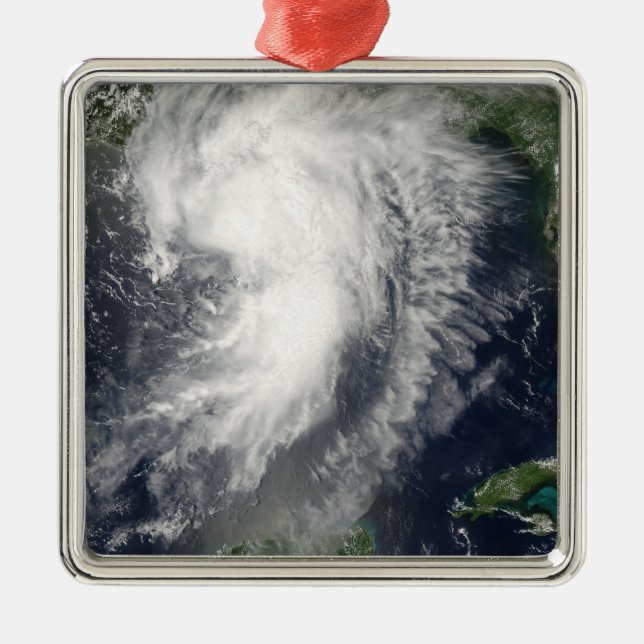Tropical Storm Cindy Metal Tree Decoration (Front)