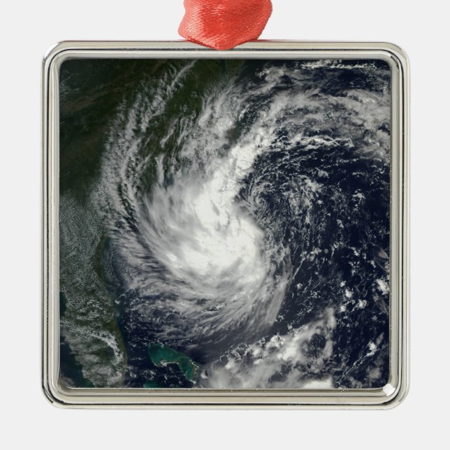 Tropical Storm Gustav 2 Metal Tree Decoration (Front)