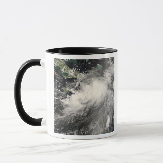 Tropical Storm Gustav in the Caribbean Sea Mug (Left)