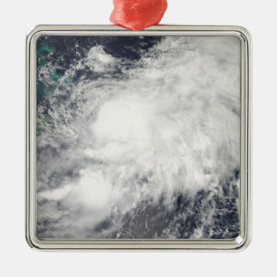 Tropical Storm Hanna Metal Tree Decoration