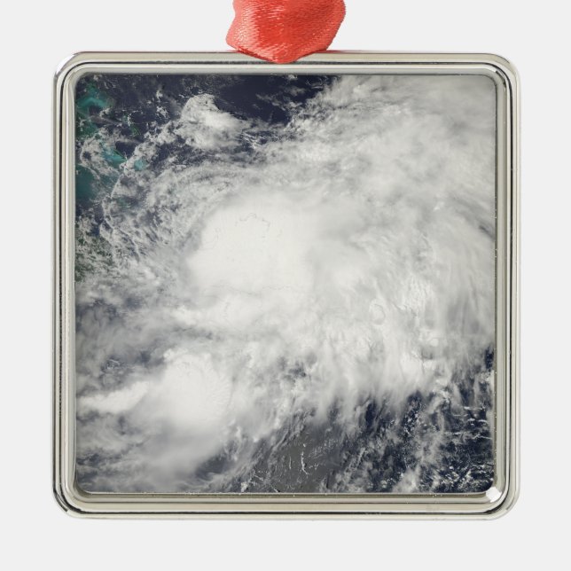 Tropical Storm Hanna Metal Tree Decoration (Front)