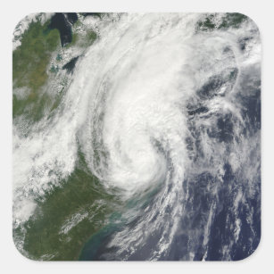 Tropical Storm Hanna over the East Coast 2 Square Sticker