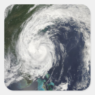 Tropical Storm Hanna over the East Coast Square Sticker