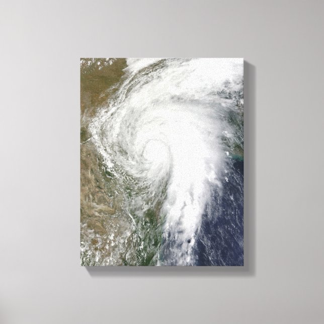 Tropical Storm Hermine over Texas Canvas Print (Front)