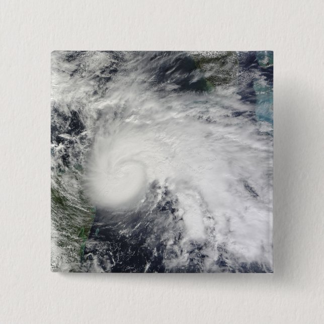 Tropical Storm Ida in the Caribbean Sea 2 15 Cm Square Badge (Front)