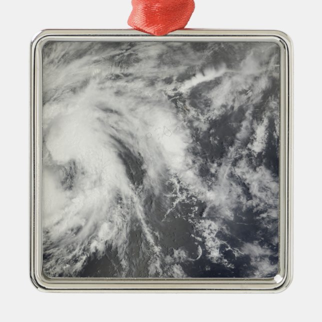Tropical Storm Josephine Metal Tree Decoration (Front)