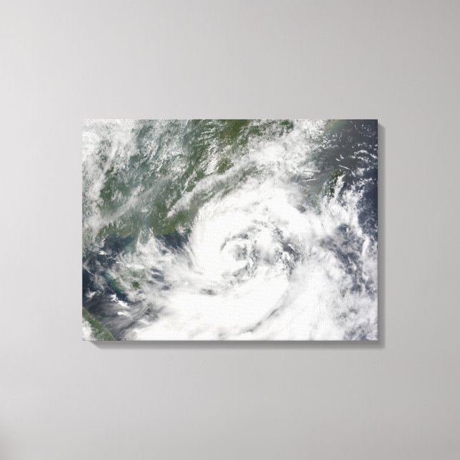 Tropical Storm Kammuri Canvas Print (Front)