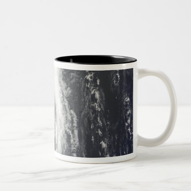 Tropical Storm Krovanh Two-Tone Coffee Mug (Right)