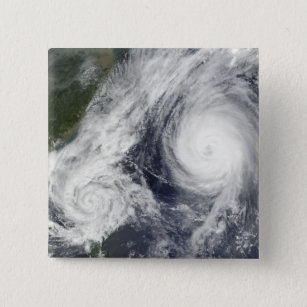 Tropical Storm Parma and Super Typhoon Melor 15 Cm Square Badge