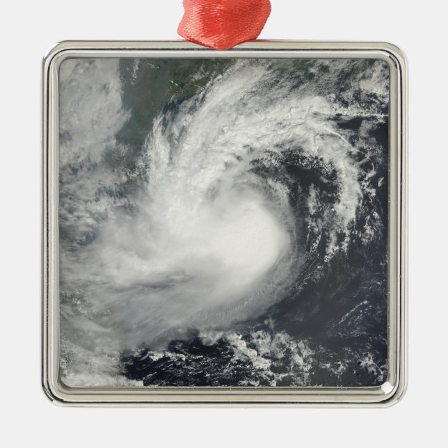Tropical Storm Parma approaching China and Viet Metal Tree Decoration (Front)